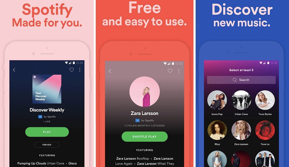 برنامه اسپاتیفای / spotify app