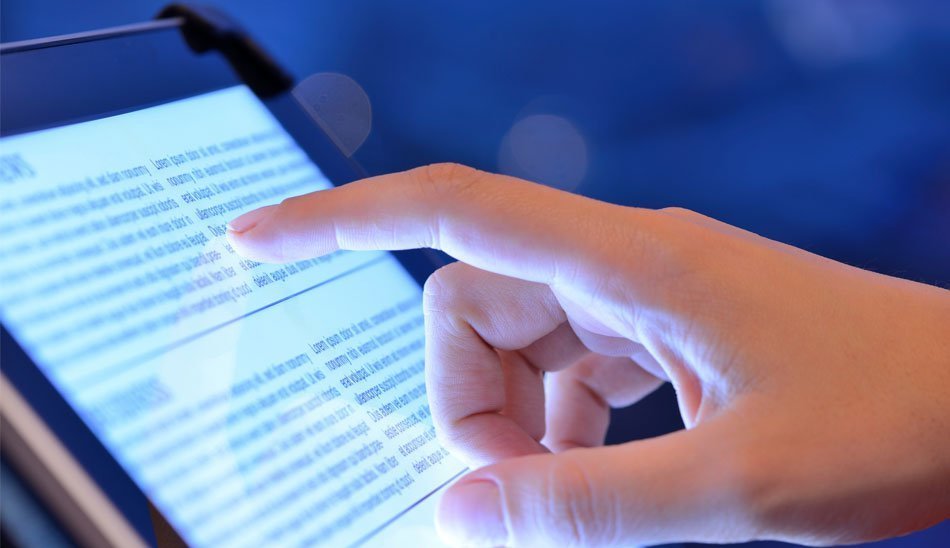Touch screen / نمایشگر لمسی کتابخوان/