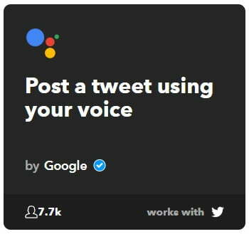 tweet-what-you-say-to-google-assistant / با حرف زدن توییت کنید