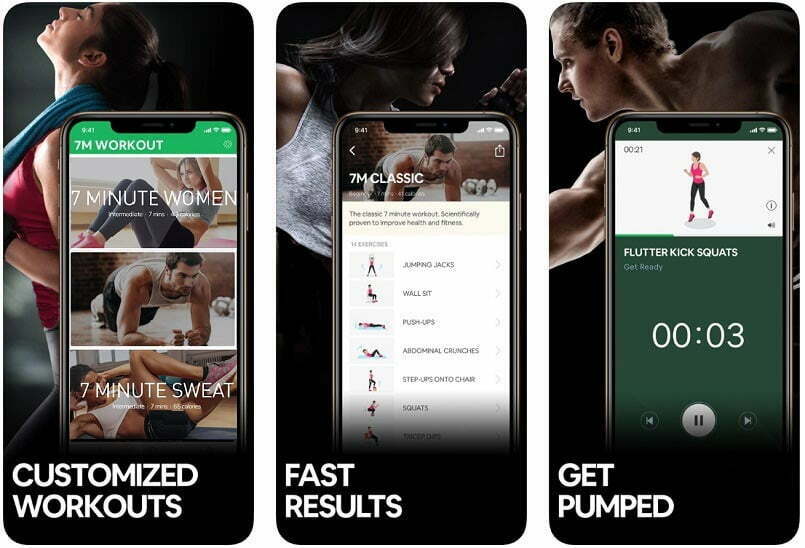 7-Minute-Workout / اپلیکیشن رایگان آیفون