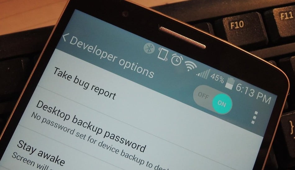 Developer Options اندروید/ANDROID DEVELOPER OPTIONS