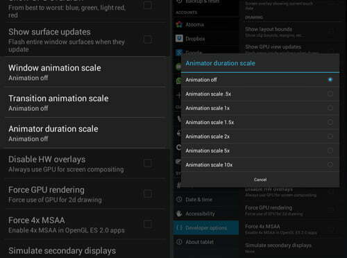 حالت Developer Options اندروید / ANDROID DEVELOPER OPTIONS