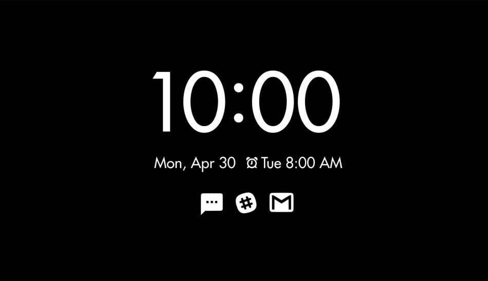 always on display / قابلیت نمایشگر همیشه روشن در نوت 10