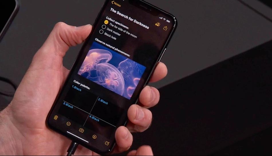 ویژگی دارک مود یا حالت تاریک در آی او اس 13/ dark-mode