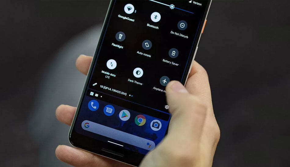 dark mode in android q / حالت تاریک در اندروید Q