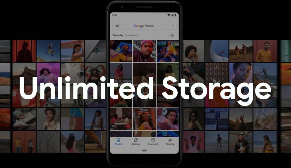 google unlimited storage/ حافظه بی نهایت گوگل