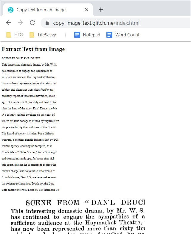 تبدیل عکس به متن با گوگل /convert image to text