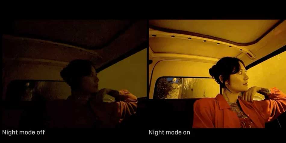 -night mod in iphone 11 / حالت عکاسی در شب در آیفون 11