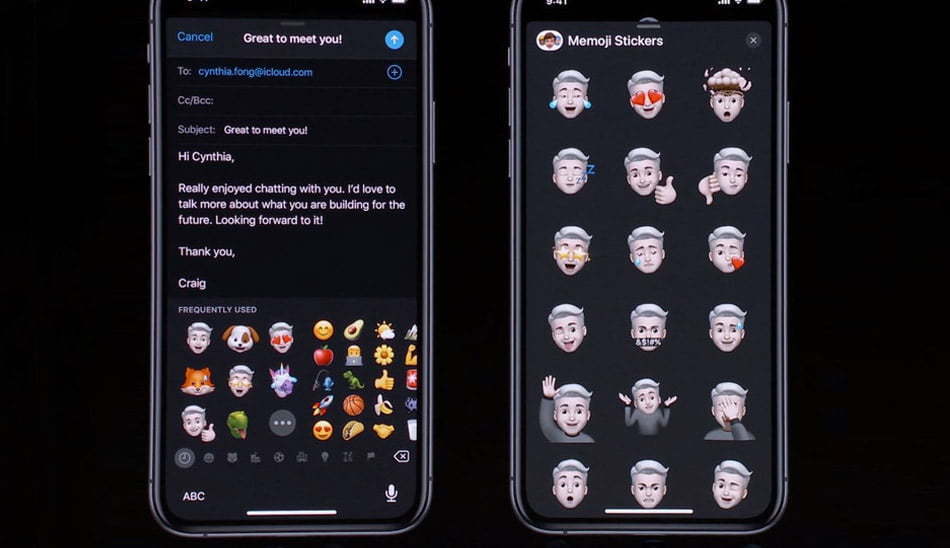 استیکرها در مشخصات آی او اس 13 / steckers in ios 13