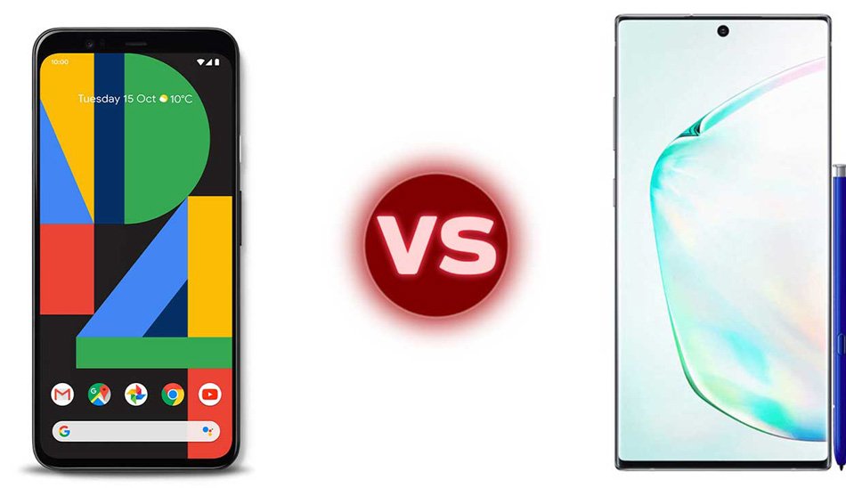 مقایسه گوگل پیکسل 4 با سامسونگ گلکسی نوت 10 -Galaxy-Note-10-vs-Pixel-4XL