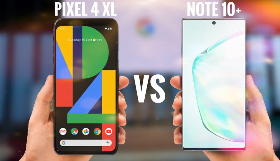 مقایسه گوگل پیکسل 4 با سامسونگ گلکسی نوت 10 -Galaxy-Note-10-vs-Pixel-4XL