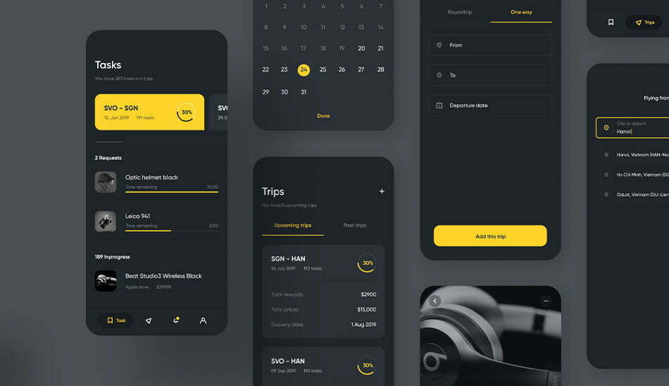 دارک مود / dark mode / dark theme / night mode