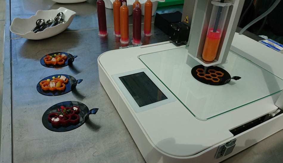 Food-Printers - کاربرد چاپگر سه بعدی در آشپزی