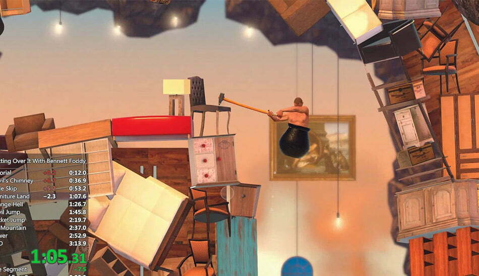 بازی getting over it / دانلود بازی getting over it برای اندروید