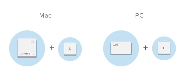 Put Cursor In Search Bar/ کلید میانبر رفتن به نوار جستجو کروم