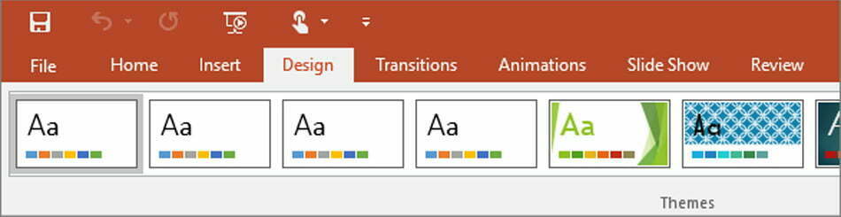 design-tab-in-powrpoint/ برگه Design در پاورپوینت