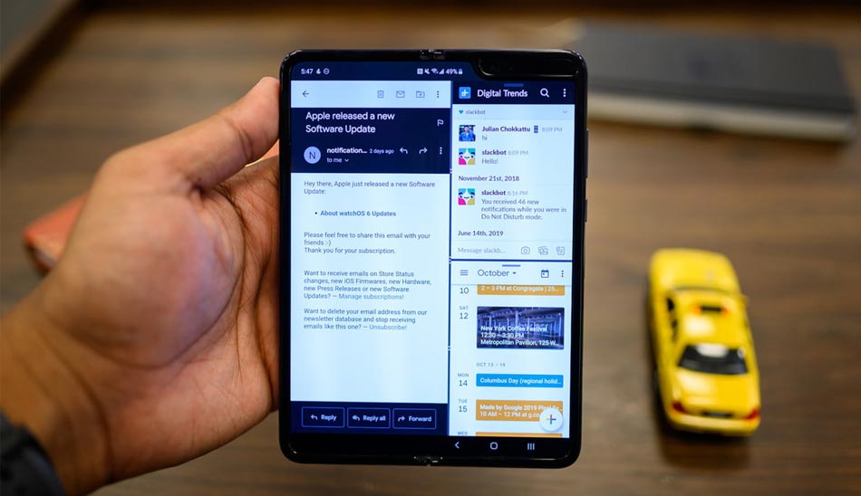 / رابط کاربری گلکسی فولد/ مالتی تسکینگ در گلکسی فولد /galaxy-fold-ui
