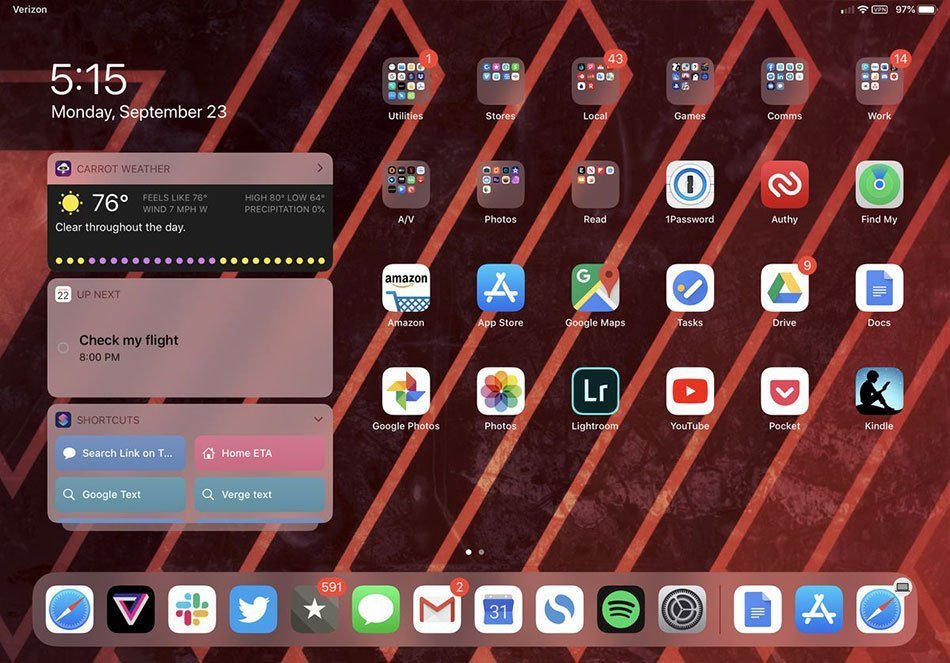 هوم اسکرین/ home-screen-3-iPadOS