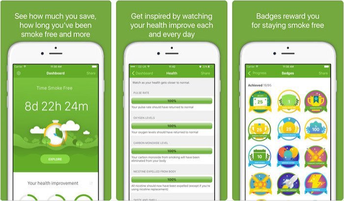 اپلیکیشن ترک سیگار Smoke Free - Quit Smoking Now