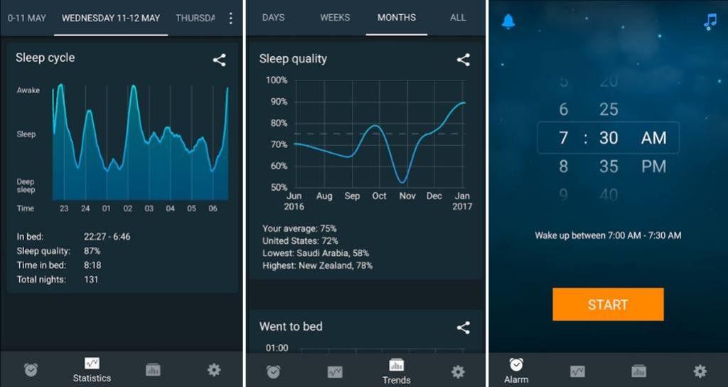 اپلیکیشن Sleep Cycle alarm clock