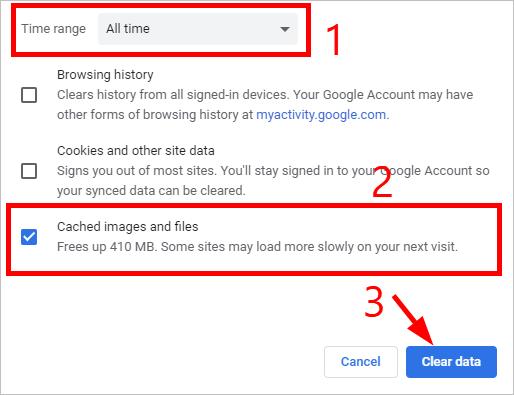 Clear your browser cache / حذف کش ویندوز 10