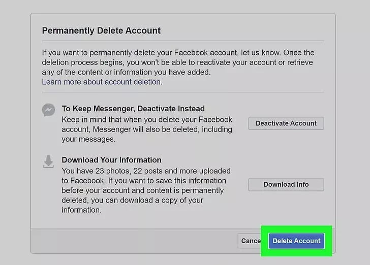 Deleting information from internet/حذف حساب از اینترنت