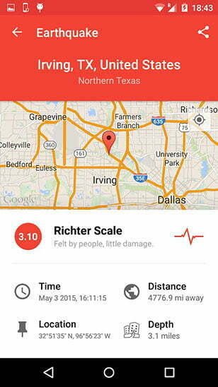 اپلیکیشن زلزله/ My-Earthquake-Alerts-app