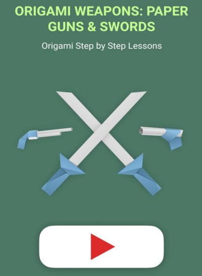 Origami Weapons Instructions: Paper Guns & Swords / اپلیکیشن ساخت اوریگامی
