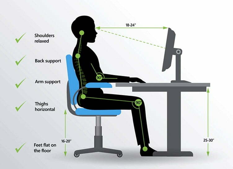 office chair / ویژگی صندلی اداری مناسب