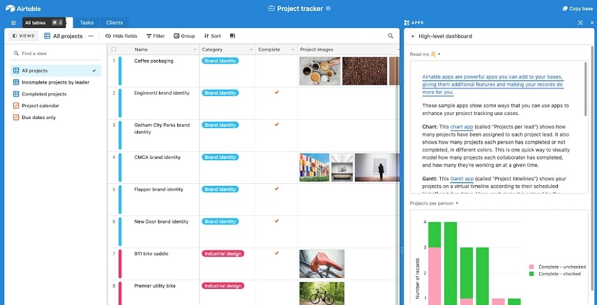 بهترین نرم افزار مدیریت پروژه - نرم افزار مدیریت پروژه Airtable