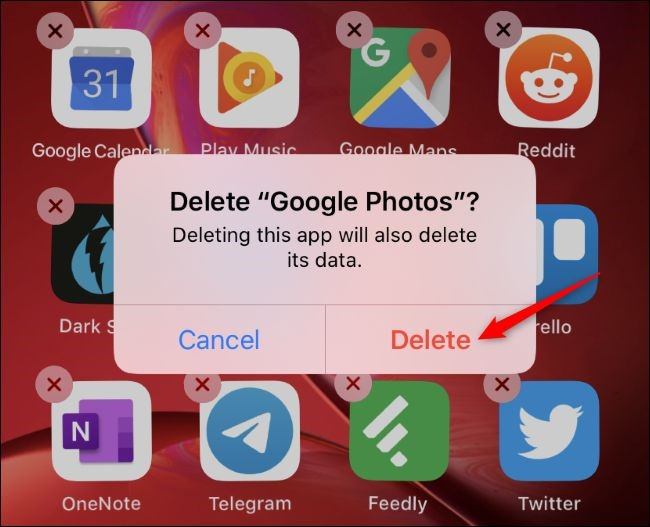 Delete Apps From the Home Screen / حذف برنامه گوشی در iOS