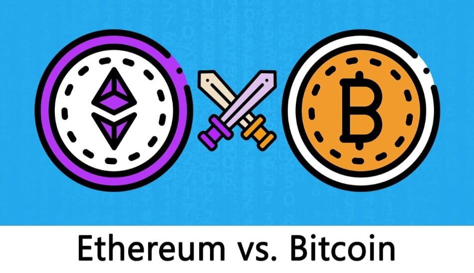 تفاوت بیت کوین و اتریوم