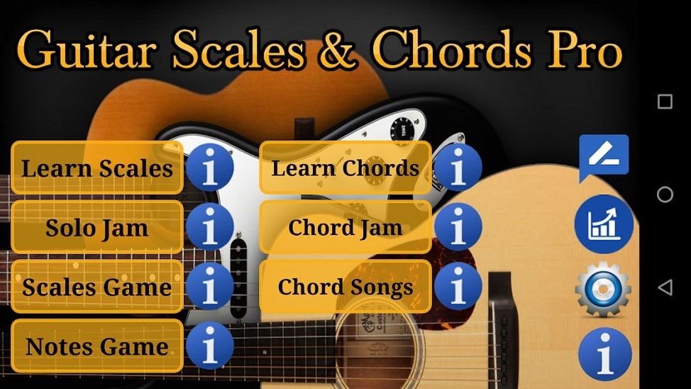 Guitar Scales / دانلود برنامه شبیه ساز گیتار برای اندروید