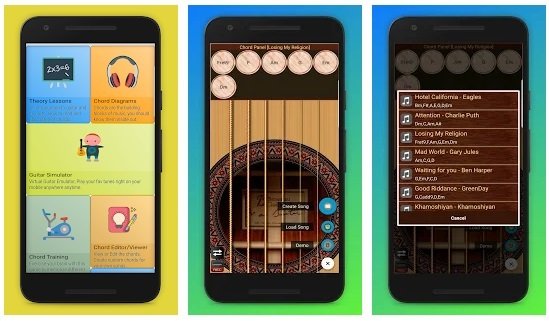 Learn Guitar with Simulator / بهترین شبیه ساز گیتار اندروید
