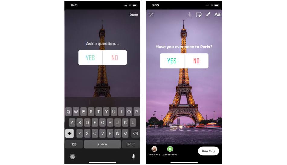 Poll on instagram Stories/ گذاشتن نظرسنجی در اینستا