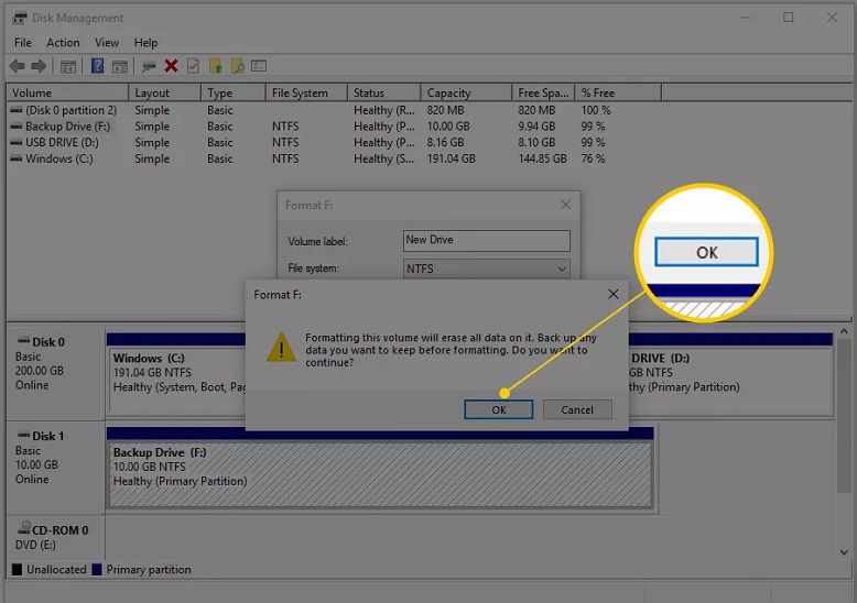 format hard drive / نحوه فرمت درایو ویندوز