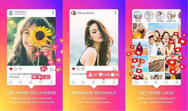 فالوورگیر اینستاگرام Get Followers - برنامه افزایش فالوور اینستاگرام رایگان