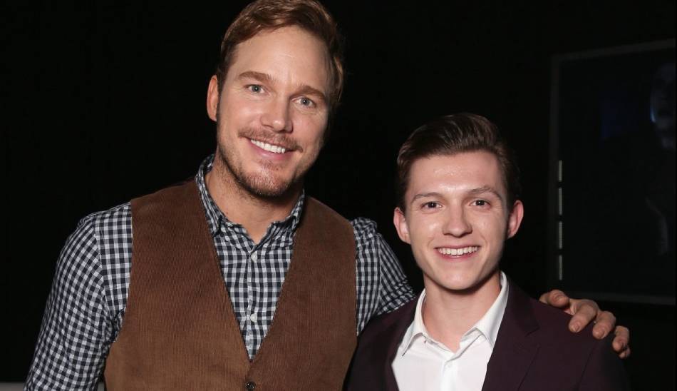 Chris-Pratt-Tom-Holland . تام هالند و کریس پرت