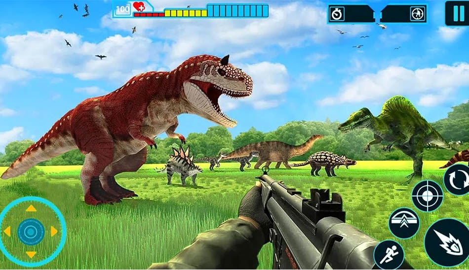 Deadly Dinosaur Hunter / بازی شکارچی