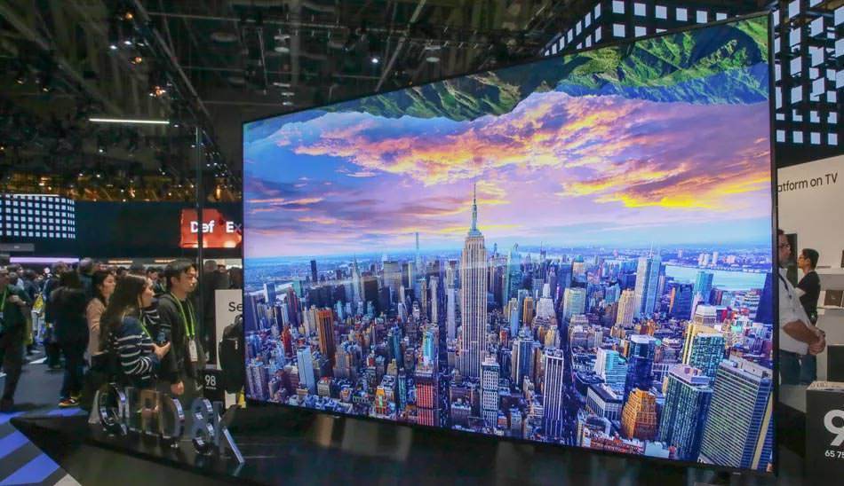 OLED-8K-sony-tv/ تلویزیون 8K سونی / نمایشگاه بین المللی ces 2020