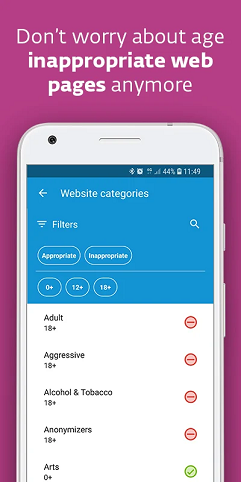 برنامه کنترل والدین ایفون