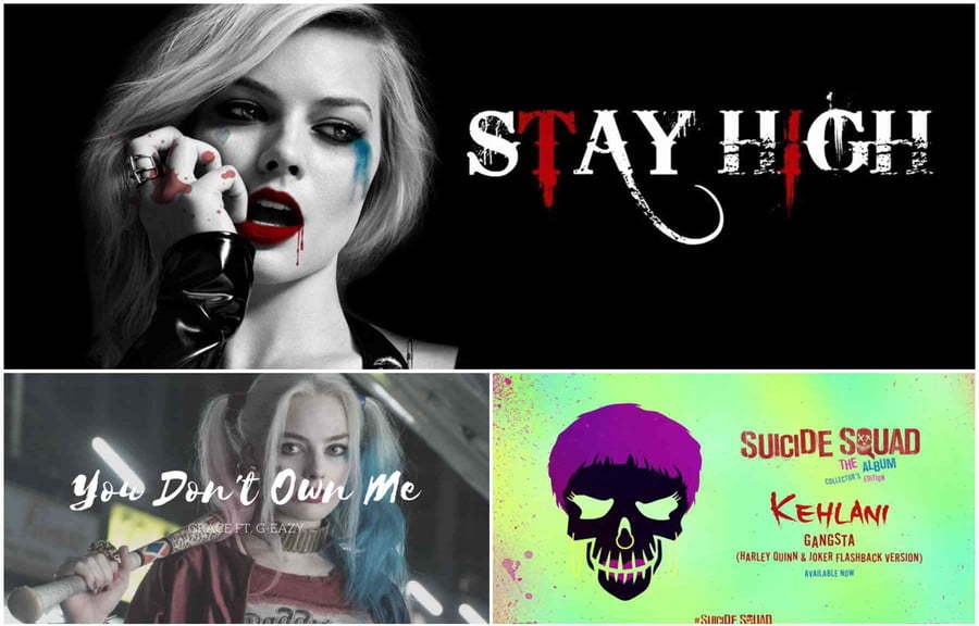 harley-quinn-music/عکس زن جوکر