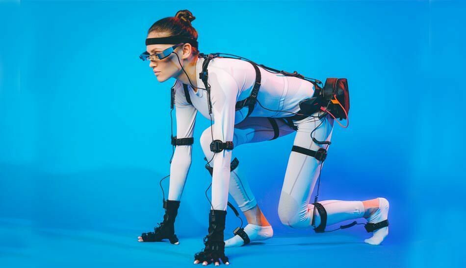 motion-capture-2 / تجهیزات موشن کپچر / لباس موشن کپچر