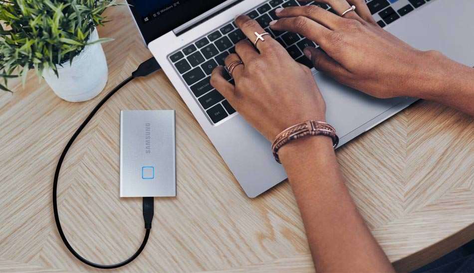 samsung-ssd-hard / حافظه SSD اکسترنال جدید سامسونگ/ نمایشگاه 
