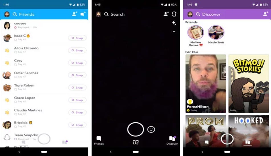 کاربرد برنامه اسنپ چت