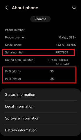 تشخیص گوشی اصل
