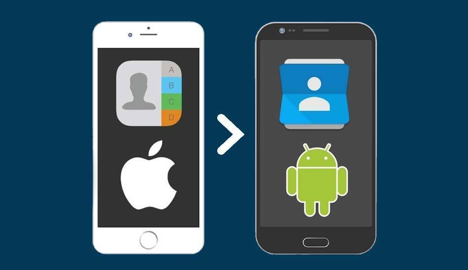transfer-contact / نرم افزار مهاجرت از آیفون به اندروید