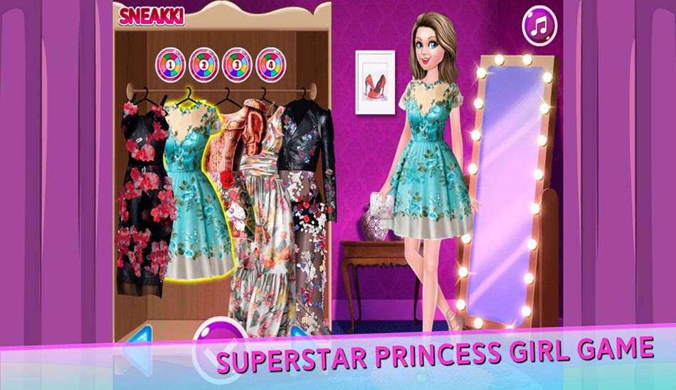 بازی لباس مجلسی آیفون - «Superstar Fashion Girl»