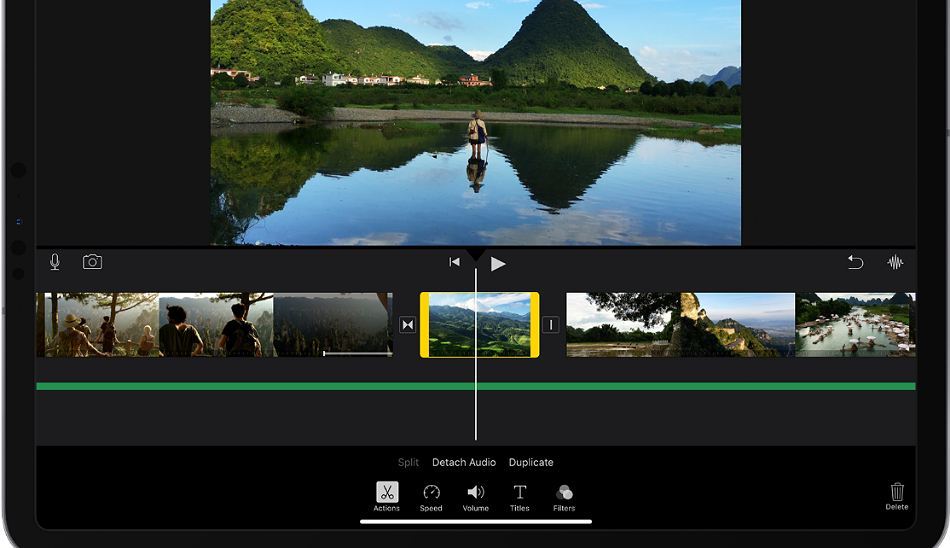 برنامه گذاشتن اهنگ رو فیلم ایفون - برنامه اضافه کردن آهنگ iMovie