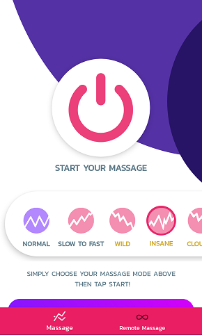 برنامه لرزش ماساژور گوشی